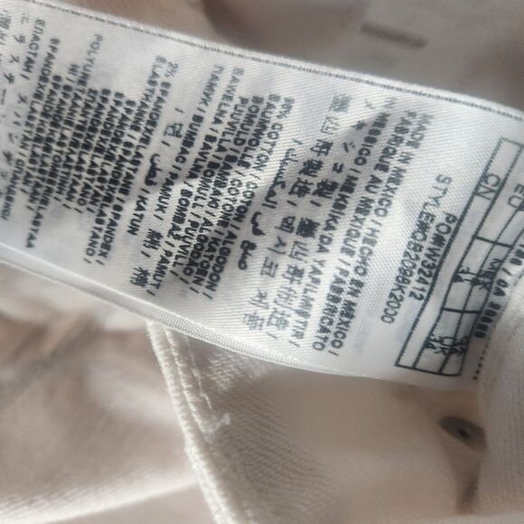 Guess 34 White Full Length Midrise Skinny Sarah Fit Men's Jeans - Picture 3 of 11